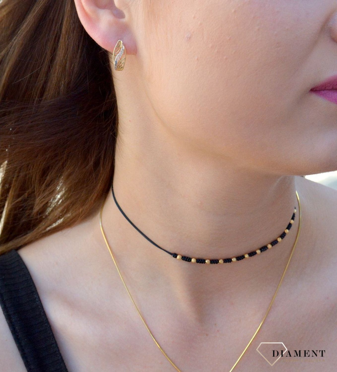 Kolczyki złote 333 listki z białym złotem KL 6168 333. Kolczyki złote z dodatkiem białego złota. Złote kolczyki damskie. Kolczyki próby 333. Kolczyki złote klasyczne. Kolczyki idealne na prezent. Kolczyki dla ukochanej..jpg